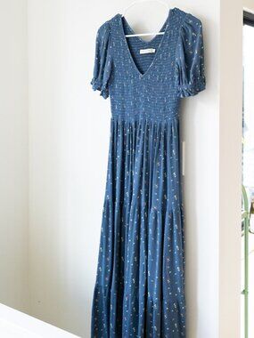 Christy Dawn Brooklyn Dress Lapis XS